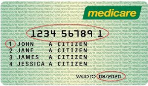 medicare number date example clients card indicated expiration reference supply please